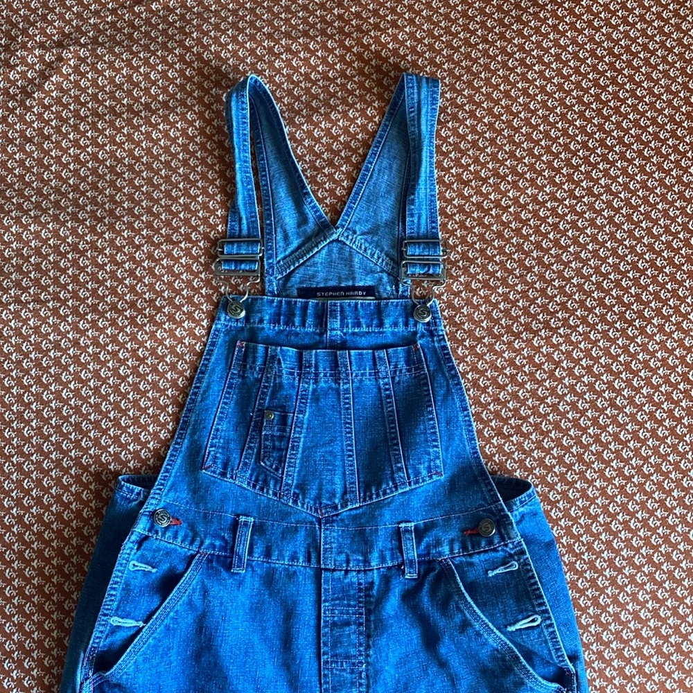 Vintage 90s Squeeze Blue Denim Overalls